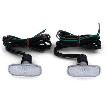 Coppia frecce laterali bianche per Audi A8 4G A4 8D2 A3 8L A6 C5 TT 8N A2- AUTOELEGANCERICAMBI