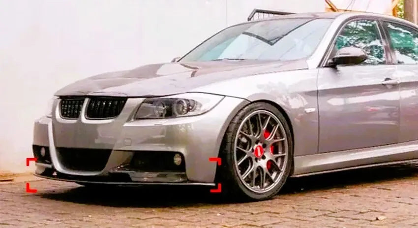 ✨Splitter Nero Lucido Adatto per BMW Serie 3 E90 E91 PRE-LCI M Sport 2004-2008✨