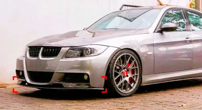 ✨Splitter Nero Lucido Adatto per BMW Serie 3 E90 E91 PRE-LCI M Sport 2004-2008✨