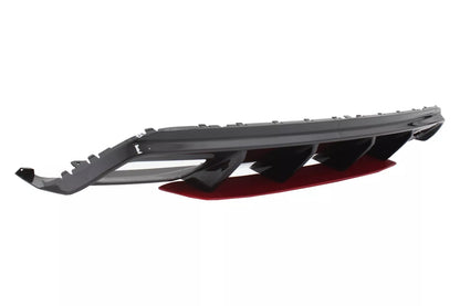 ⭐Diffuseur Pare-chocs pour Mercedes A W176 Facelift 2015-2018 A45 Look Rouge⭐