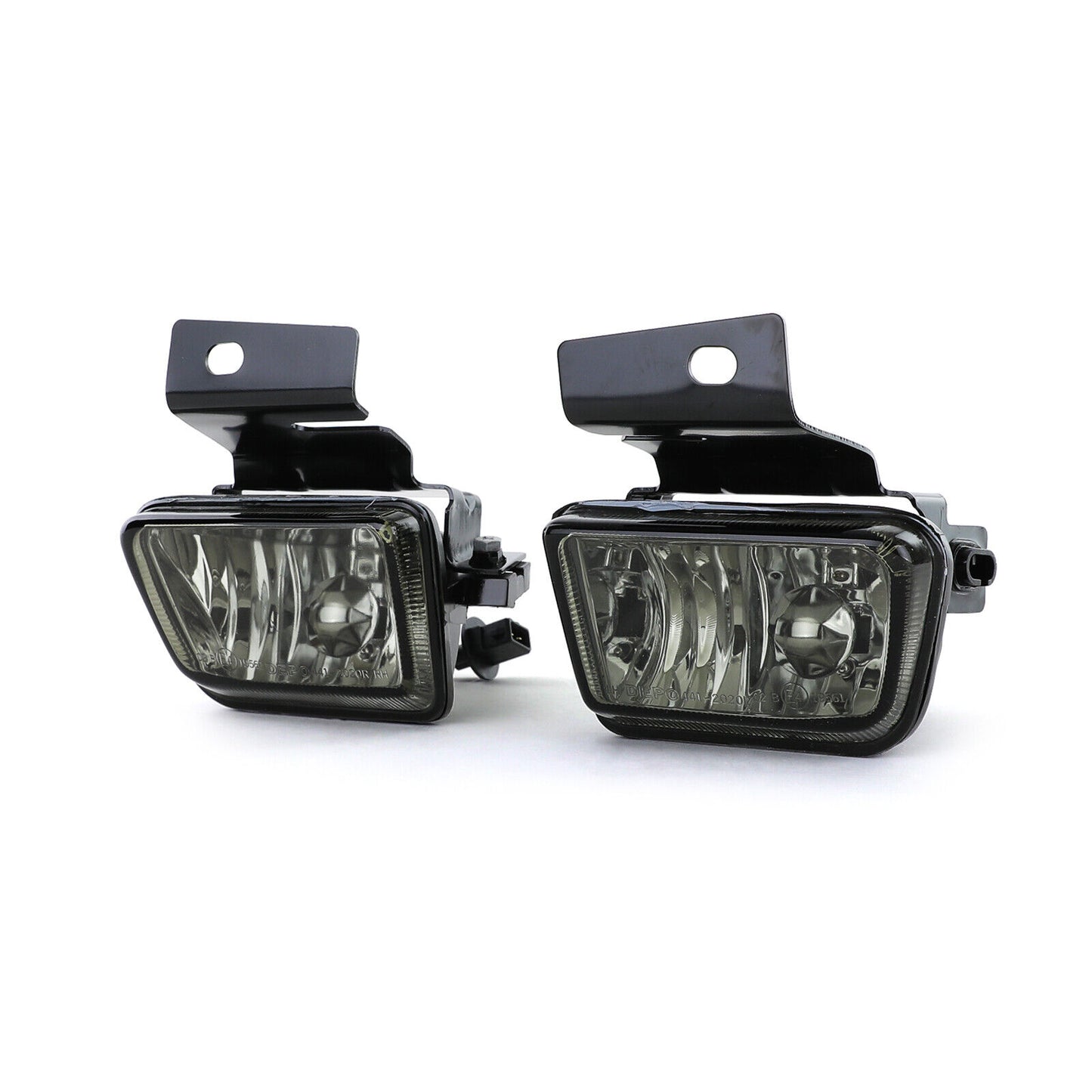 Fari fendinebbia in vetro trasparente fumé nero aftermarket compatibile con VW Golf 2 Jetta 2 83-92