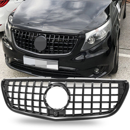 GT Panamericana Grill adatto per Mercedes VITO W447 14-19 Tutto Nero