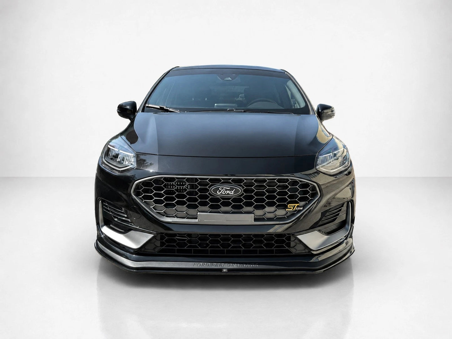 👉Splitter anteriore per Ford Fiesta ST MK8 facelift (2021-) ABS nero lucido👈