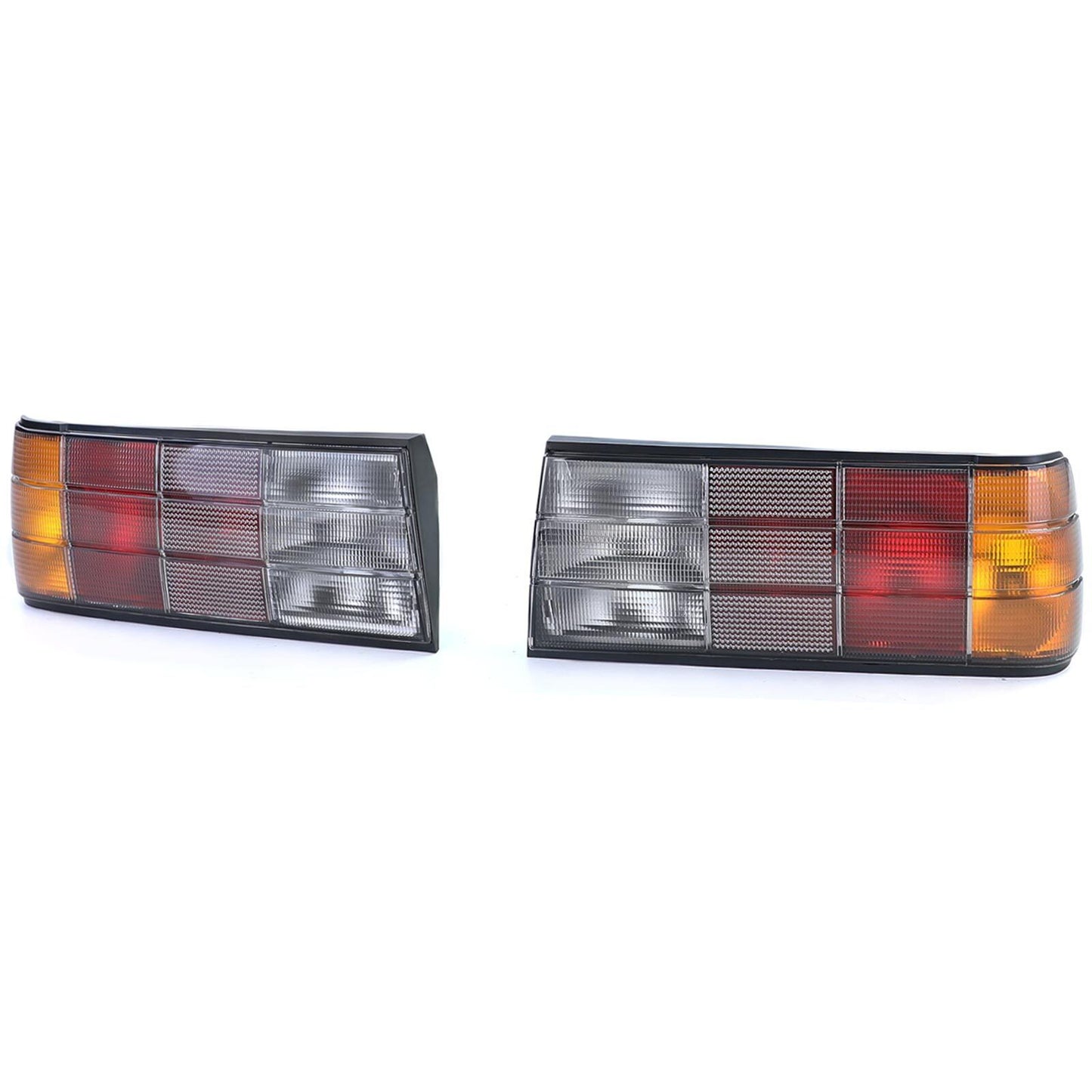 Coppia fanali posteriori Black Smoke adatta per BMW Serie 3 E30 Limo Cabrio Touring 87-94