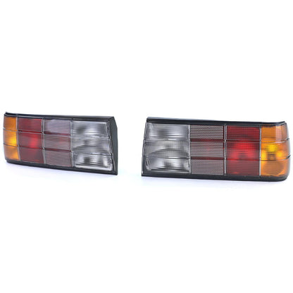 Coppia fanali posteriori Black Smoke adatta per BMW Serie 3 E30 Limo Cabrio Touring 87-94