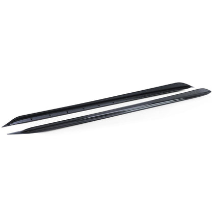Side Door Sill Plate r Gloss Black compatible for BMW 3 Series G20 G21 from 18 