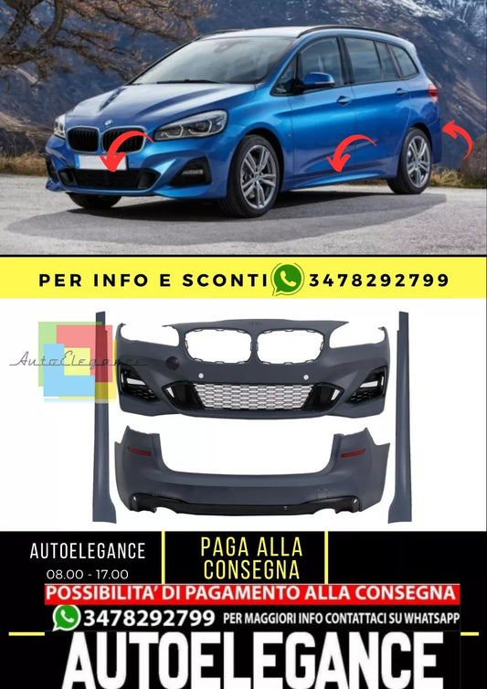 Kit carrozzeria adatto per BMW Serie 2 F46 LCI Gran Tourer (05.2017-12.2019)