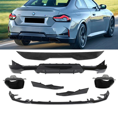 💕BODYKIT   BMW SERIE 2 G42  NERO  LUCIDO  💕