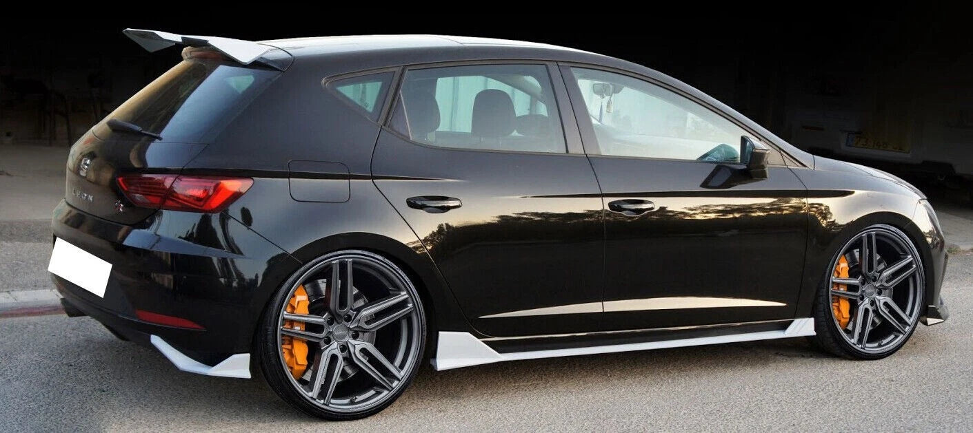 🔥ART.0541 MINIGONNE  SEAT LEON 5F FR LATERALE SOTTO GREMBIULE ABS NERO  MUSO🔥