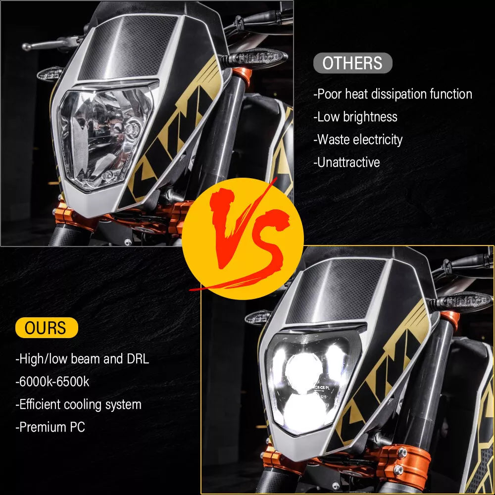 🔥Faro LED E24 DRL – KTM Duke 690 / 690R🔥