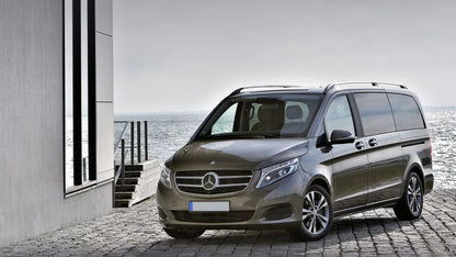 🤩Barre Tetto per Mercedes V W447 14+ Passo lungo LWB Alluminio Mancorrenti🤩