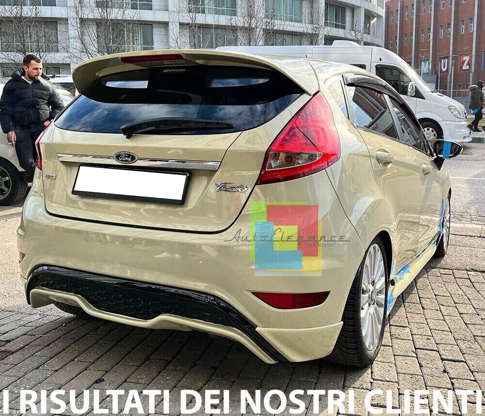 DIFFUSORE ADATTO PER FORD FIESTA FIESTA MK7 2008-2017 LOOK ST GREZZO