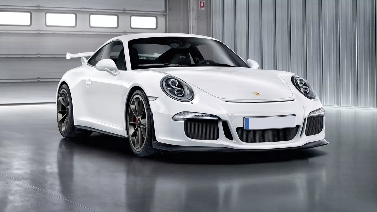 💎Paraurti per Porsche 911 997 05-12 Conversione a 991 GT3 Look LED DRL Indica💎