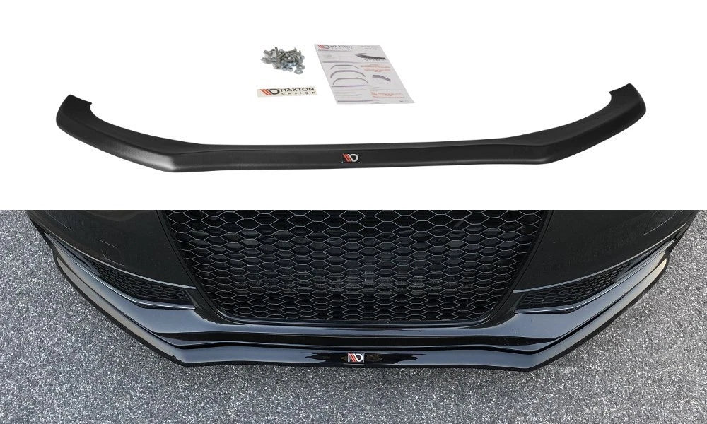 💕Splitter  adatto  per  AUDI S4 B8 / A4 B8 S-LINE FL nero  lucido 💕