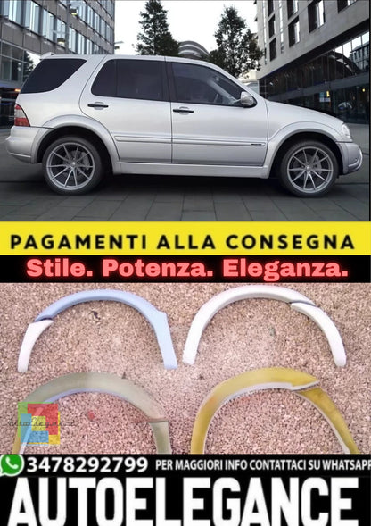 💫Kit Allargamento Parafanghi / Passaruota per Mercedes ML W163 (1998–2005)💫