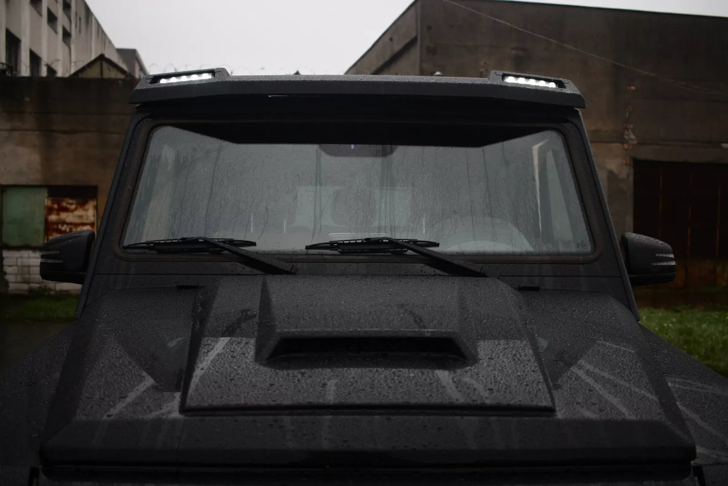 ✨LED Spoiler Tetto Anteriore per Mercedes Classe G W463 1989-2018 6x6 Disegno✨