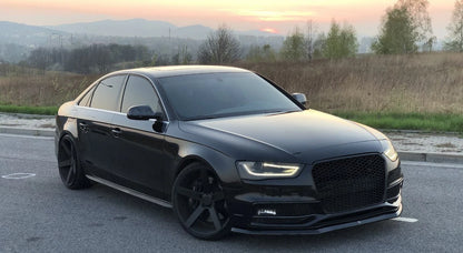 💕Splitter  adatto  per  AUDI S4 B8 / A4 B8 S-LINE FL nero  lucido 💕