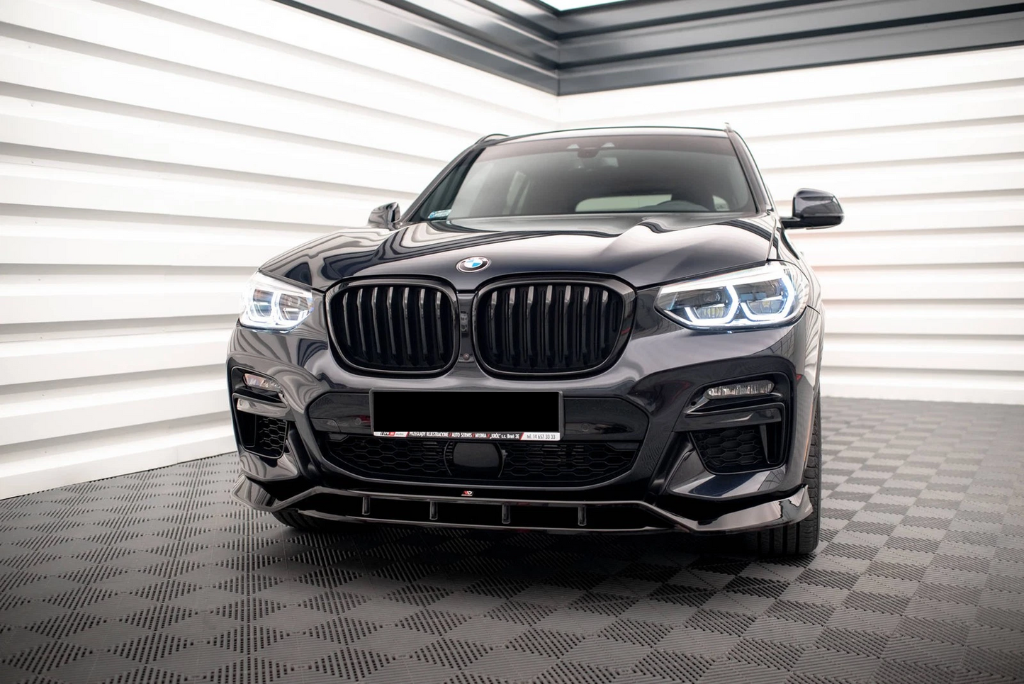 💫Street+ Splitter Anteriore V.2 adatto per BMW X3 M40d / M40i / M-Pack💫