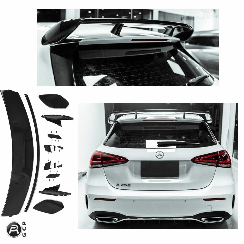 SPOILER SUL TETTO ALA POSTERIORE AMG LOOK NERO PER MERCEDES W177 CLASSE A