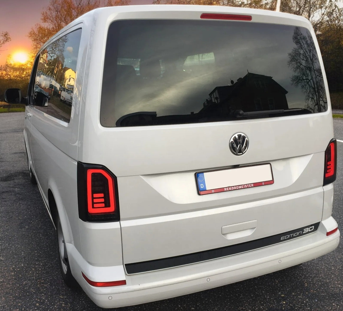 Luci posteriori LED per VW T6 bus 15-19 luci posteriori a LED nero rosso lightbar