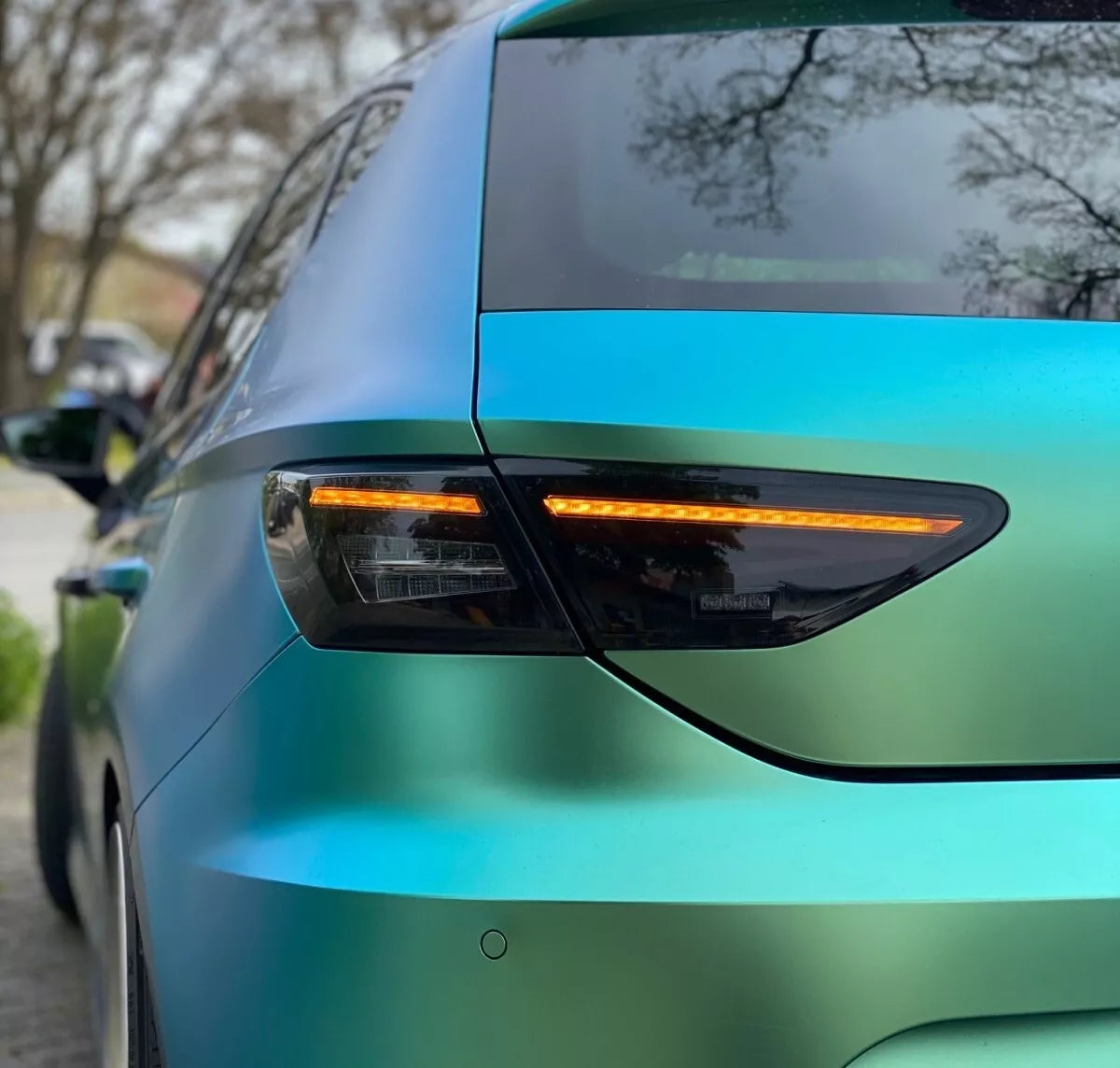 Black LED Rear Lights for SEAT LEON 5F ORIGINAL LED DYNAMIC INDICATORS