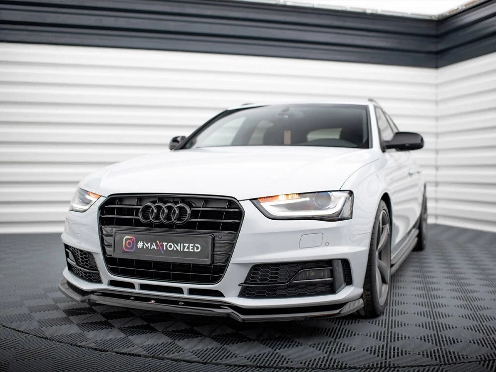 💕Splitter adatto per  AUDI A4  B8  nero lucido 💕