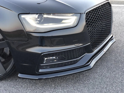 💕Splitter  adatto  per  AUDI S4 B8 / A4 B8 S-LINE FL nero  lucido 💕