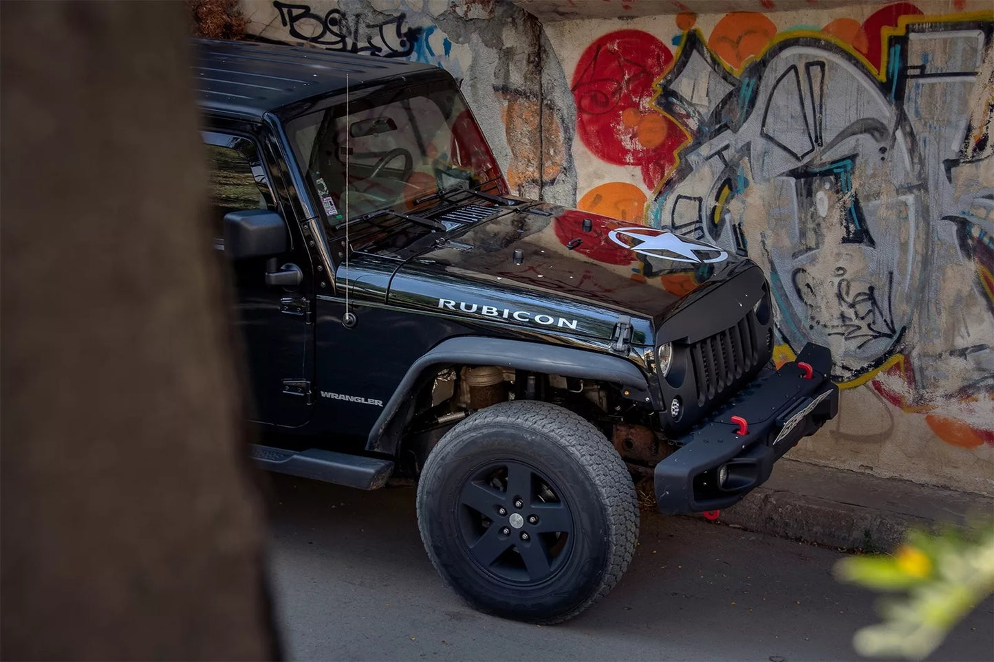 😍Parafanghi Tubo Piatto Parafango Flares per Jeep Wrangler Rubicon JK 07-17😍