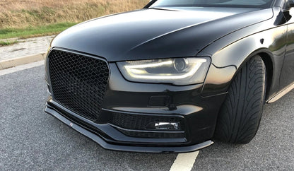💕Splitter  adatto  per  AUDI S4 B8 / A4 B8 S-LINE FL nero  lucido 💕