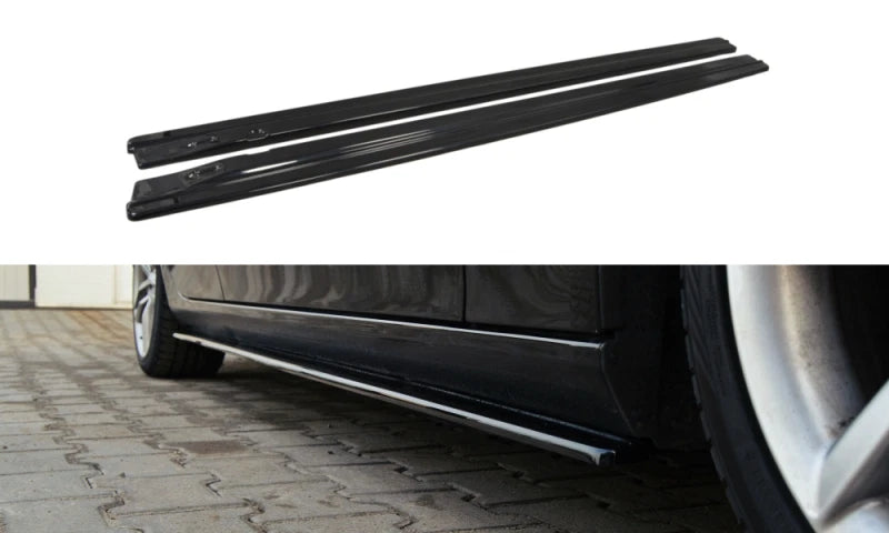 💕Sotto minigonne   adatto  per   Audi A4 B8 Prefazione / FL nero  lucido 💕