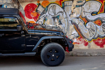 😍Parafanghi Tubo Piatto Parafango Flares per Jeep Wrangler Rubicon JK 07-17😍