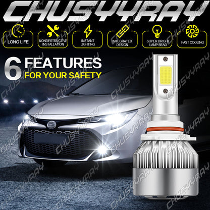 Per Toyota Highlander 2015-2019 6x LED Fari Fendinebbia Lampadine Combo Kit 6000