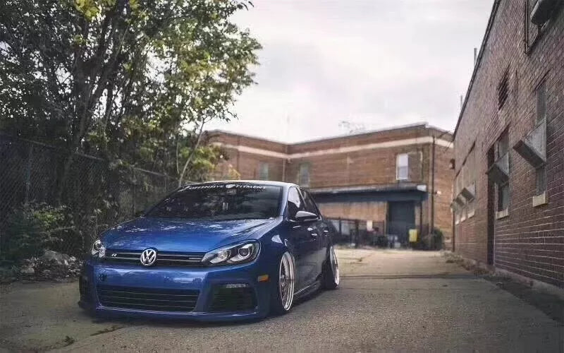 ⭐Bumper for VW Golf 6 Mk6 VI 08-13 LED Look Fog Lights Grilles⭐