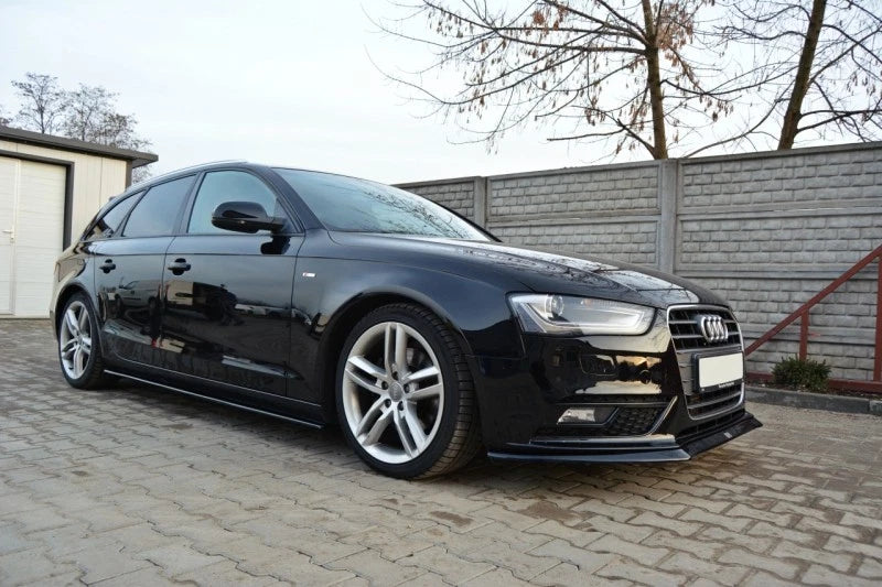 💕Sotto minigonne   adatto  per   Audi A4 B8 Prefazione / FL nero  lucido 💕