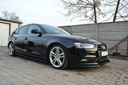 💕Sotto minigonne   adatto  per   Audi A4 B8 Prefazione / FL nero  lucido 💕