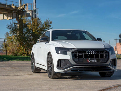 💕 Sotto  minigonne  adatto per  Audi Q8 S Line nero lucido 💕