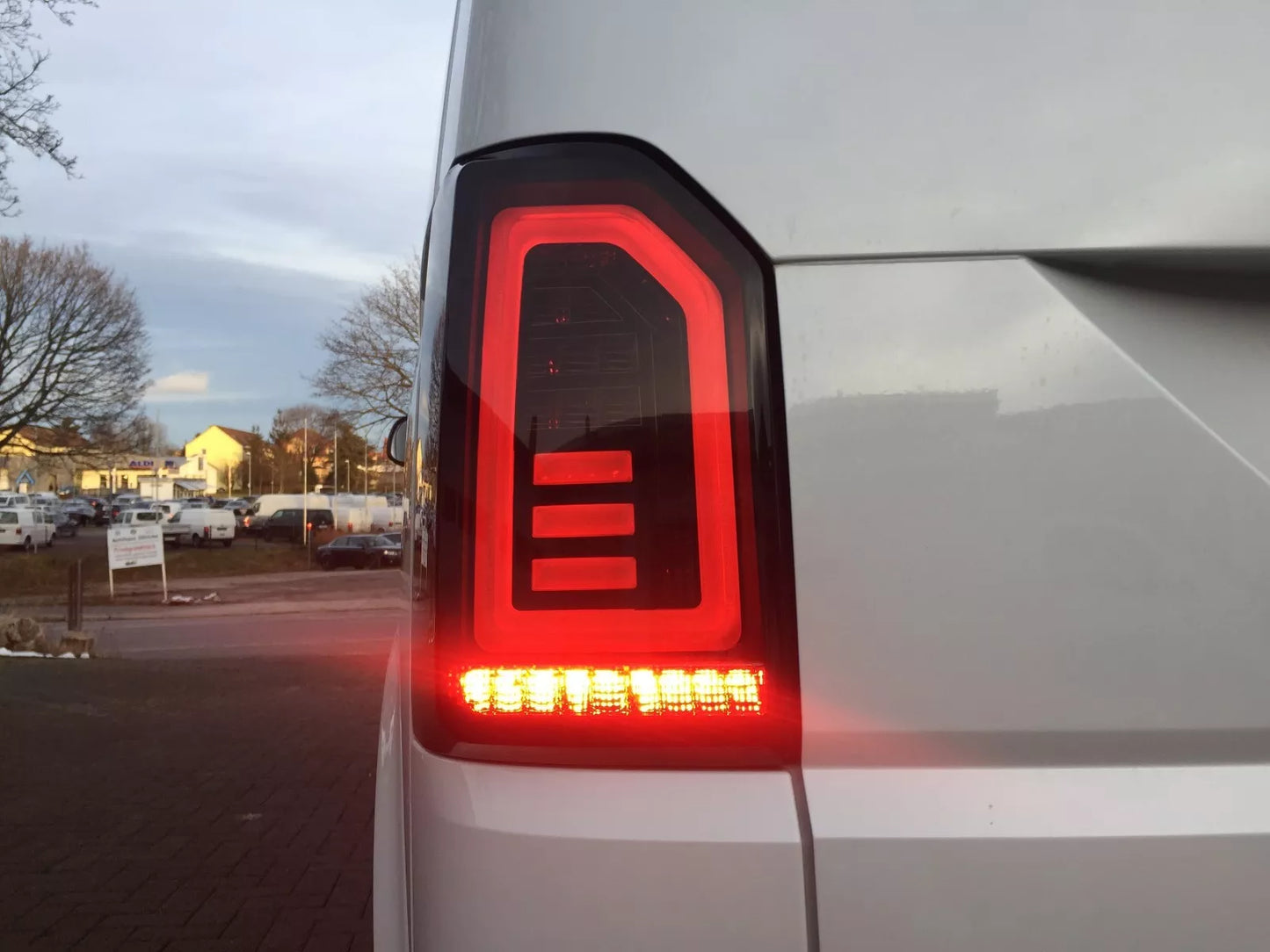 Luci posteriori LED per VW T6 bus 15-19 luci posteriori a LED nero rosso lightbar