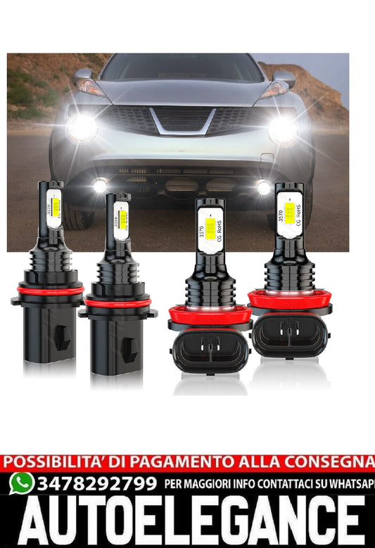 kit lampadine led adatto per Nissan Juke 2011-2014