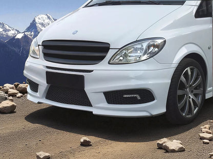 💫Griglia Anteriore Sportiva Nera per Mercedes Vito W639 (2003–2014) –Calandra💫