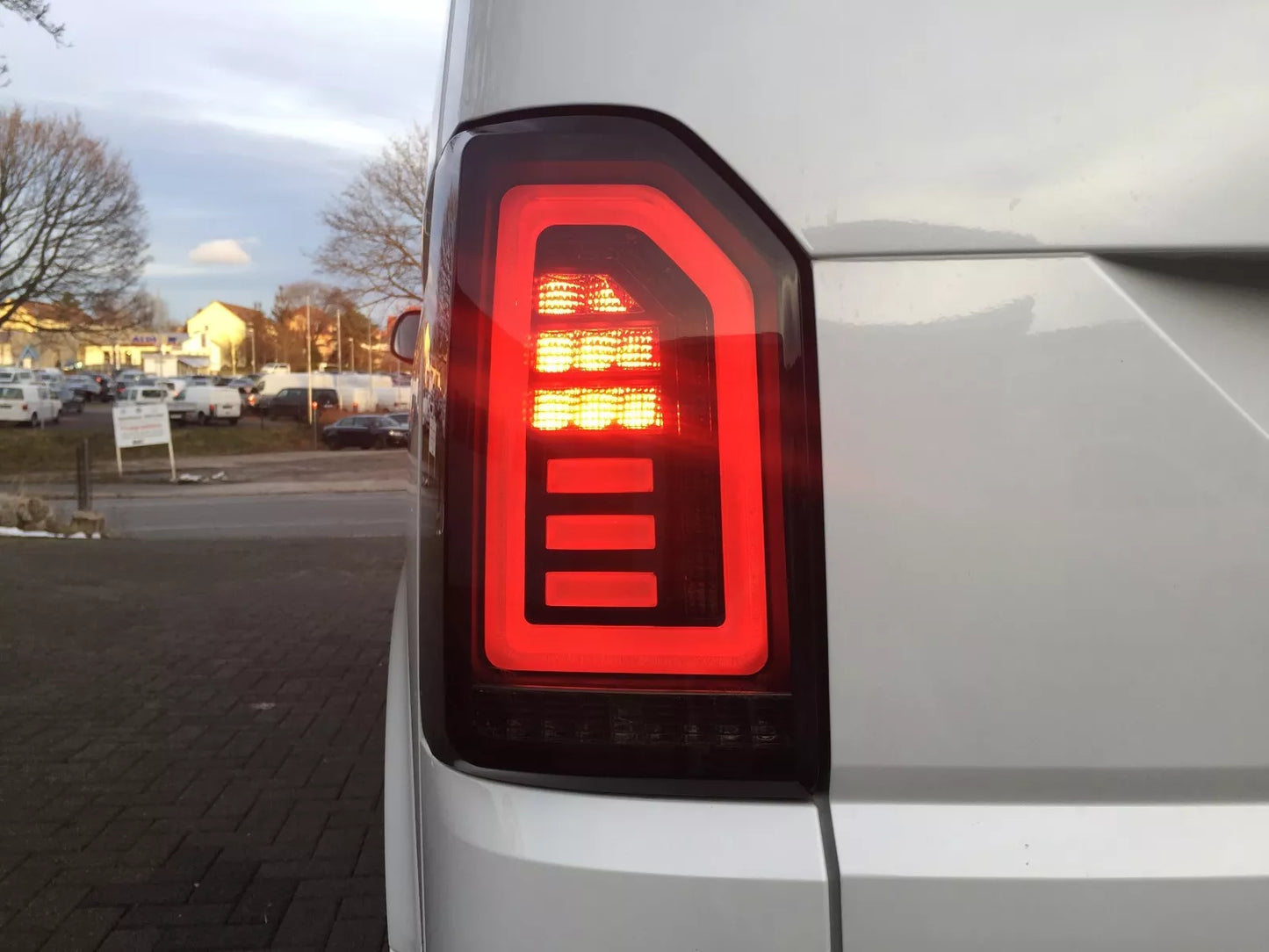 Luci posteriori LED per VW T6 bus 15-19 luci posteriori a LED nero rosso lightbar