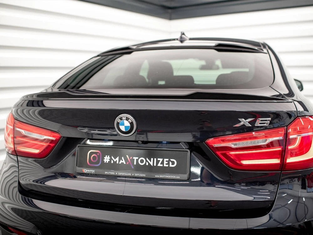 💕Spoiler  adatto per  BMW X6 M-Pack F16-  nero lucido 💕