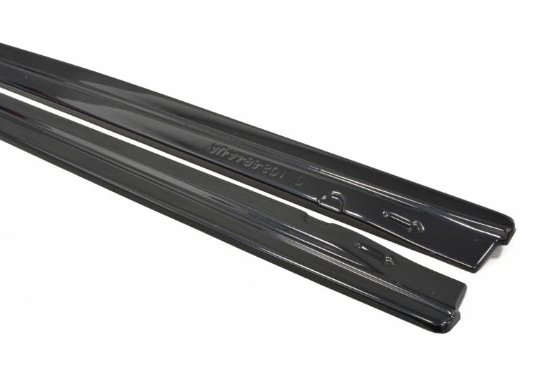 💕Sotto minigonne   adatto  per   Audi A4 B8 Prefazione / FL nero  lucido 💕