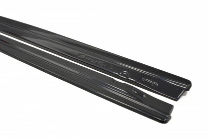 💕Sotto minigonne   adatto  per   Audi A4 B8 Prefazione / FL nero  lucido 💕