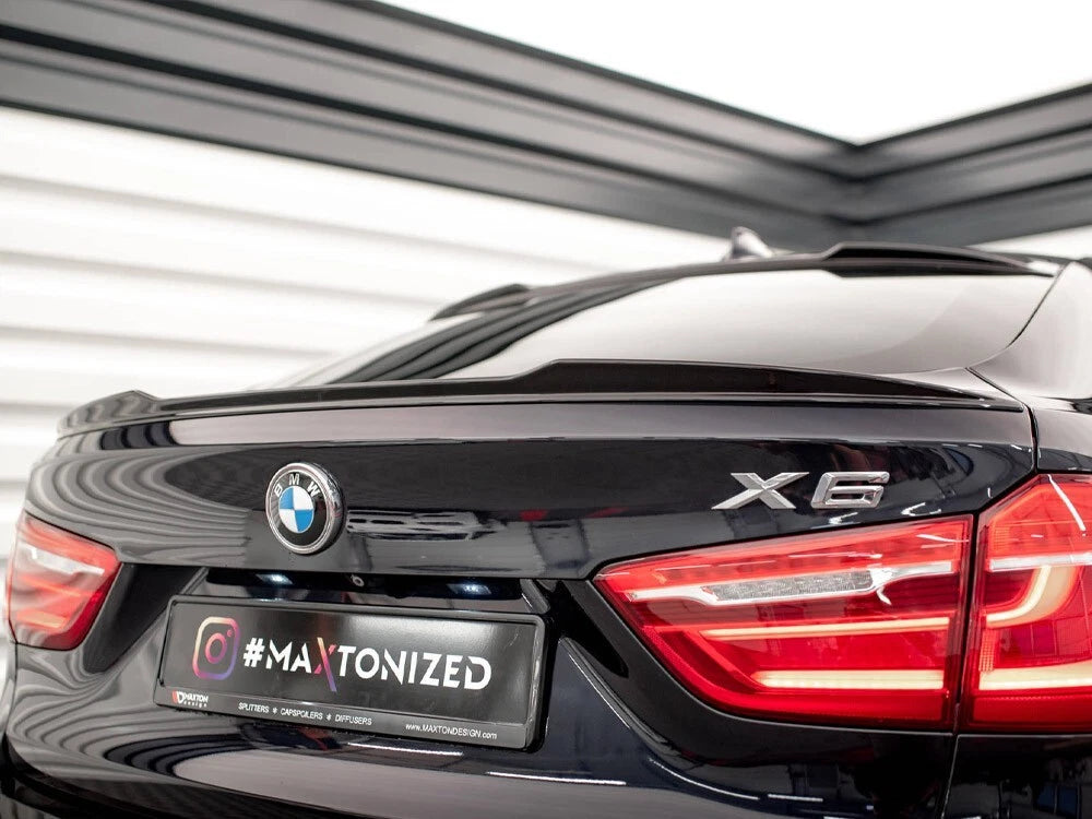 💕Spoiler  adatto per  BMW X6 M-Pack F16-  nero lucido 💕