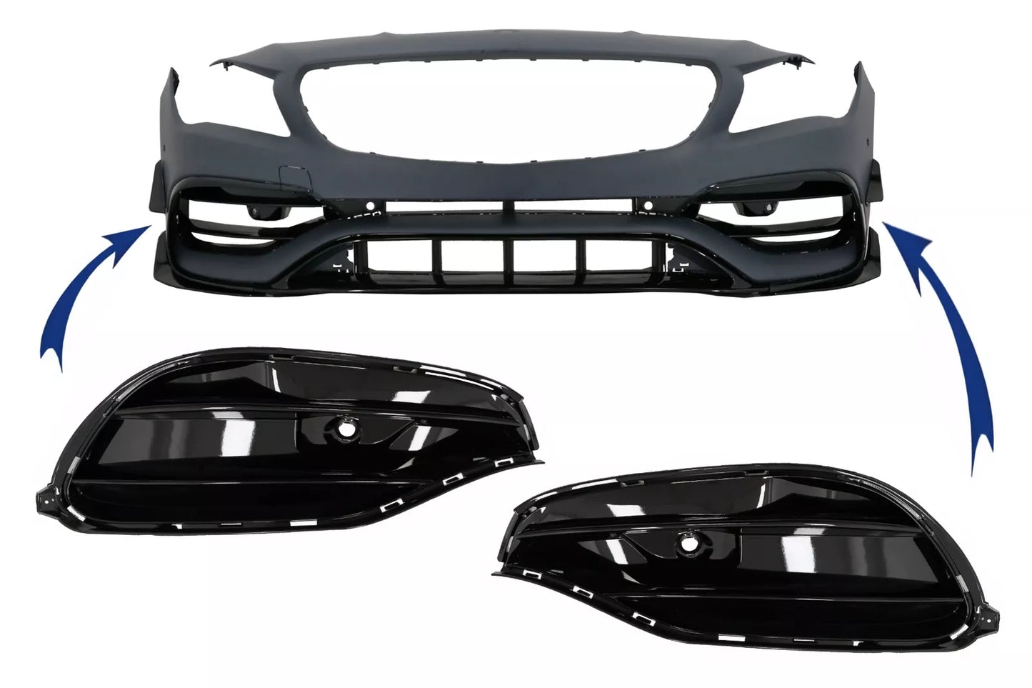 💯Griglie Laterali Anteriore per Mercedes CLA W117 C117 X117 2013-2018 Facelif💯