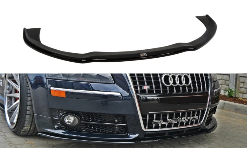 💕Splitter  adatto  per   AUDI S8 D3 nero  lucido ABS  💕