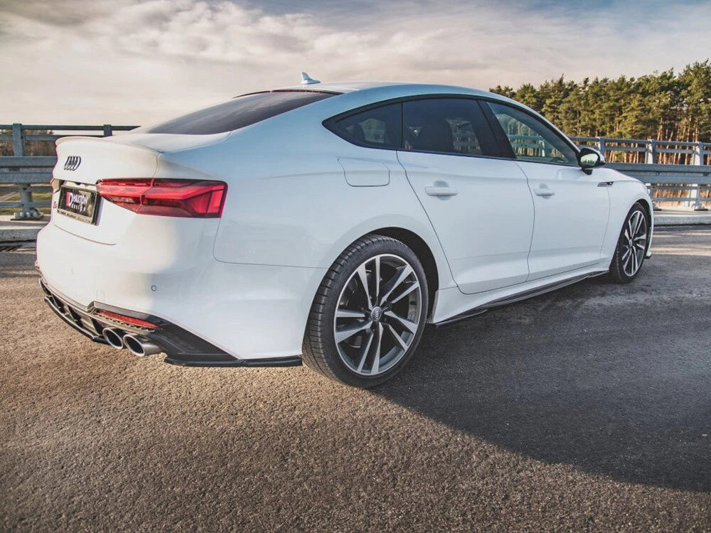 💕  Sotto minigonne  adatto per Audi S5/A5 S Line Sportback F5 FL nero lucido 💕