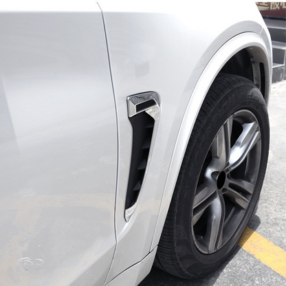 Parafango prese aria branchie M-OPTIK nero cromo ADATTO per BMW X5 F15