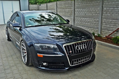 💕Splitter  adatto  per   AUDI S8 D3 nero  lucido ABS  💕