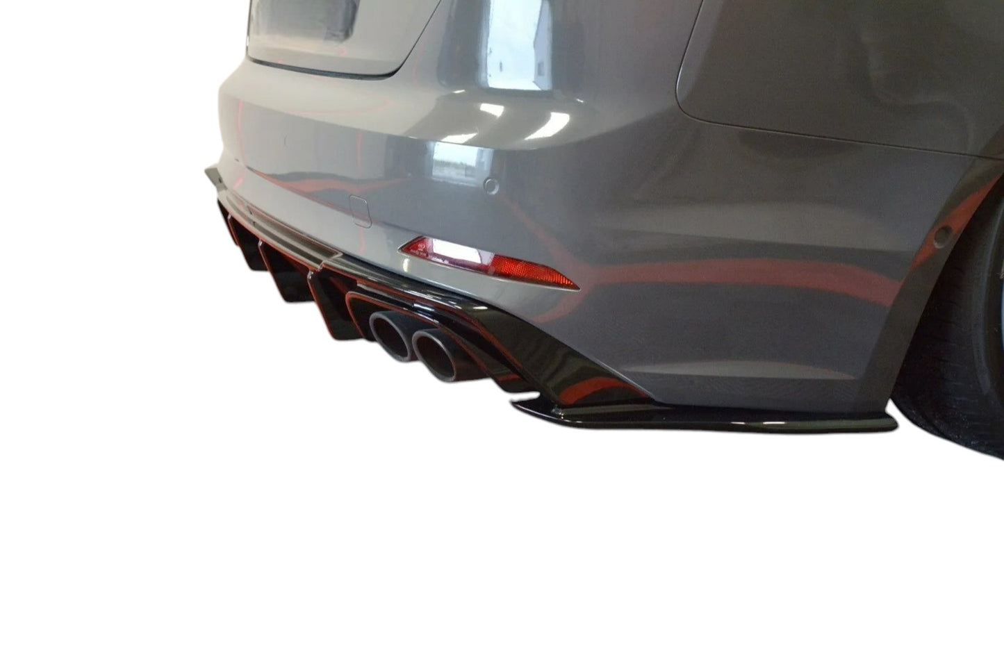 ✨DIFFUSORE posteriore  nero lucido ABS ADATTO per AUDI S5 F5 (2017 + )✨